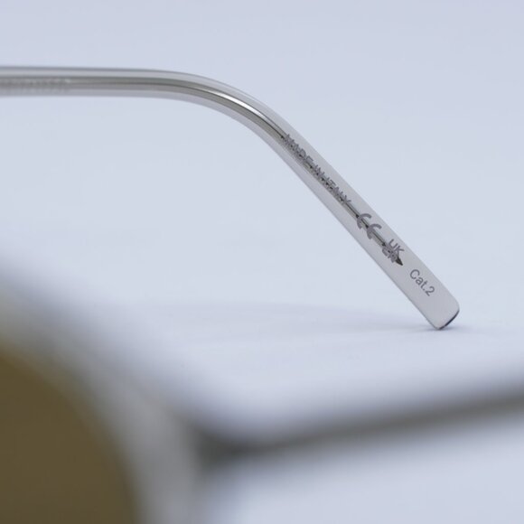 🕶️ New Saint Laurent SL667 004 Sunglasses - Transparent Beige Frame - Picture 9 of 11